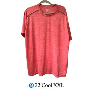 Ⓜ️ 32 Cool Tee -‎ orange, soft and lightweight XXL